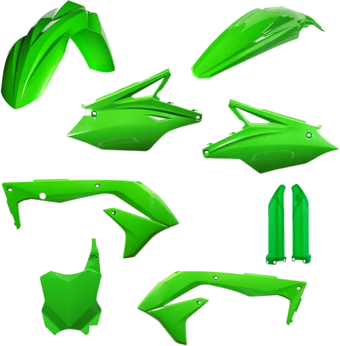 Acerbis Complete Plastic Fender Body Kit Green