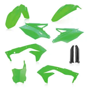 Acerbis Complete Plastic Fender Body Kit Flo Green
