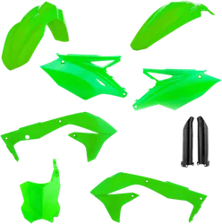 Acerbis Complete Plastic Fender Body Kit Flo Green