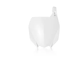 Acerbis White Front Number Plate