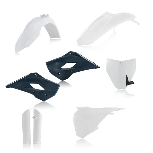 Acerbis Complete Plastic Fender Body Kit 16 OE White/Black