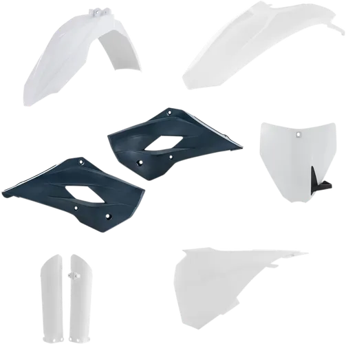 Acerbis Complete Plastic Fender Body Kit 16 OE White/Black