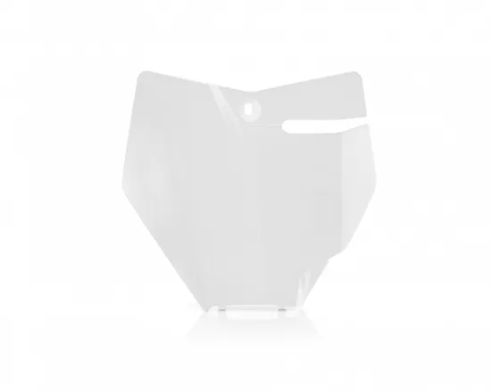 Acerbis White Front Number Plate
