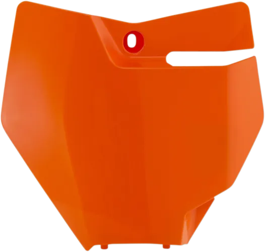 Acerbis Orange Front Number Plate