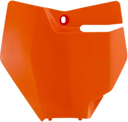 Acerbis Orange Front Number Plate