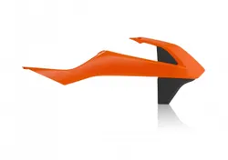 Acerbis Left Right Radiator Shrouds Orange Black