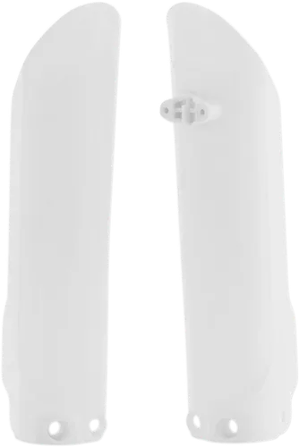 Acerbis White Lower Fork Cover Protector Guard Set