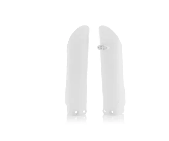 Acerbis White Lower Fork Cover Protector Guard Set 2