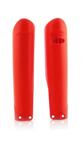 Acerbis Red Lower Fork Cover Protector Guard Set