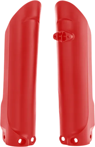 Acerbis Red Lower Fork Cover Protector Guard Set