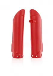 Acerbis Red Lower Fork Cover Protector Guard Set