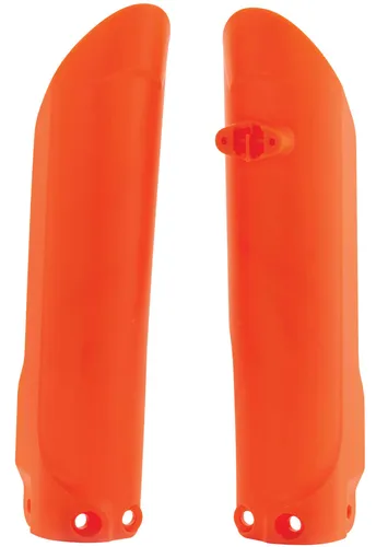 Acerbis Orange Lower Fork Cover Protector Guard Set