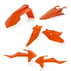 Acerbis Plastic Fender Body Kit Orange