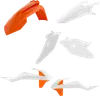Acerbis Plastic Fender Body Kit White Orange