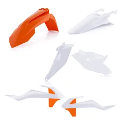 Acerbis Plastic Fender Body Kit Orange White