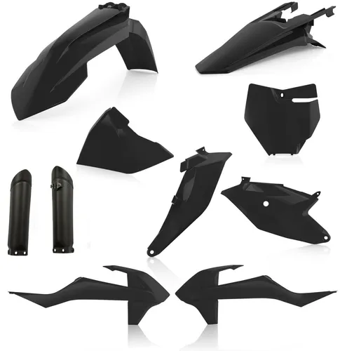 Acerbis Complete Plastic Fender Body Kit Black