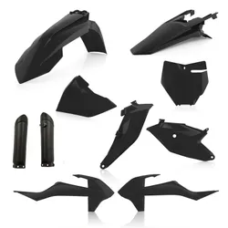 Acerbis Complete Plastic Fender Body Kit Black