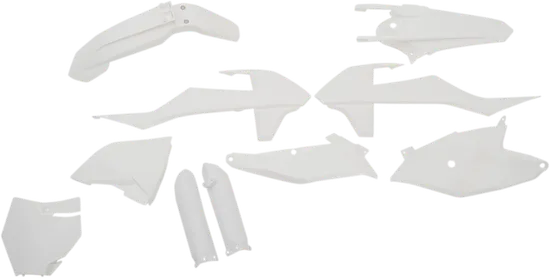 Acerbis Complete Plastic Fender Body Kit White