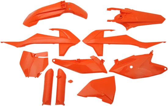 Acerbis Complete Plastic Fender Body Kit Orange