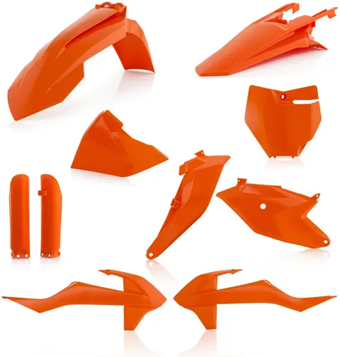 Acerbis Complete Plastic Fender Body Kit Orange