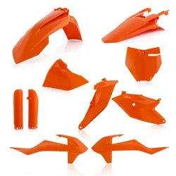 Acerbis Complete Plastic Fender Body Kit Orange