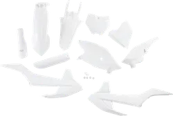 Acerbis Complete Plastic Fender Body Kit OE White