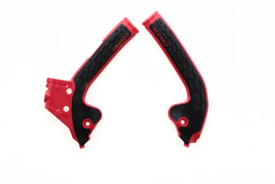 Acerbis X Grip Frame Guards Red Black