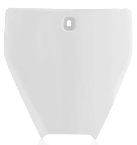 Acerbis White Front Number Plate