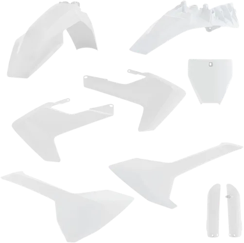 Acerbis Complete Plastic Fender Body Kit White