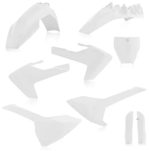 Acerbis Complete Plastic Fender Body Kit White