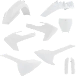 Acerbis Complete Plastic Fender Body Kit White