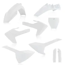 Acerbis Complete Plastic Fender Body Kit White