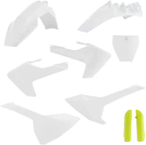 Acerbis Complete Plastic Fender Body Kit White/Yellow