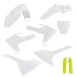 Acerbis Complete Plastic Fender Body Kit White/Yellow