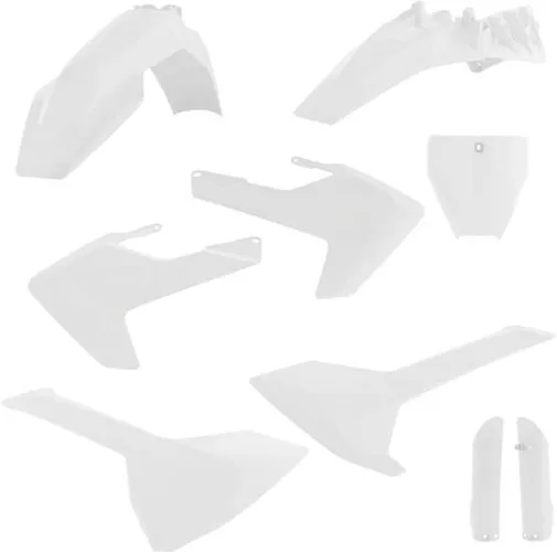 Acerbis Complete Plastic Fender Body Kit OE White