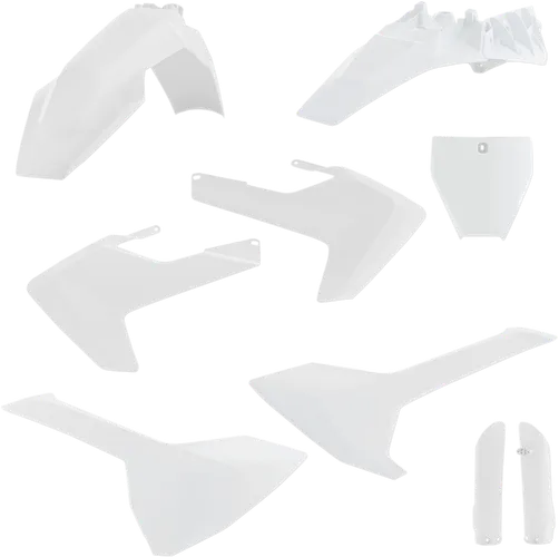 Acerbis Complete Plastic Fender Body Kit OE White