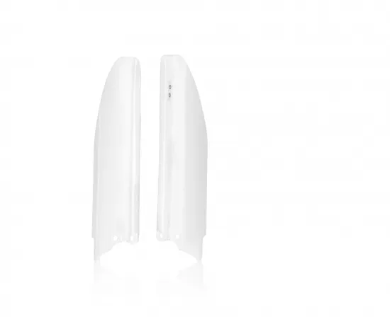 Acerbis White Lower Fork Cover Protector Guard Set