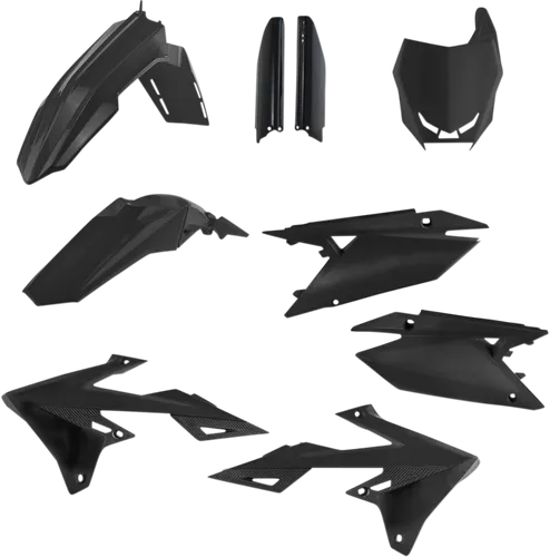 Acerbis Complete Plastic Fender Body Kit Black