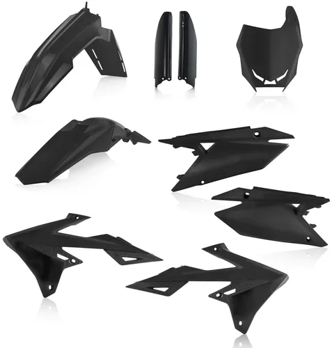Acerbis Complete Plastic Fender Body Kit Black