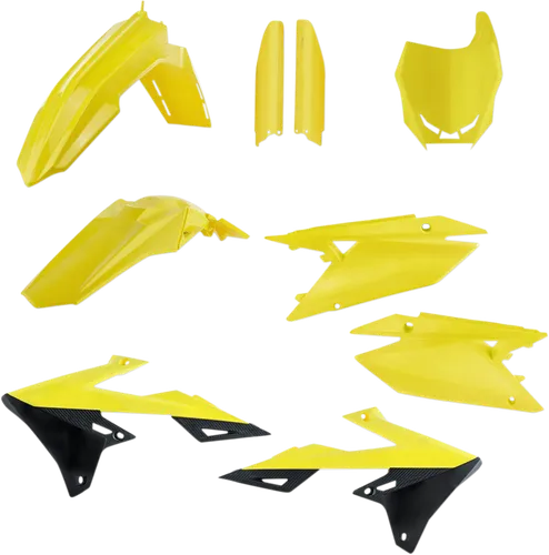 Acerbis Complete Plastic Fender Body Kit Flo Yellow/Black
