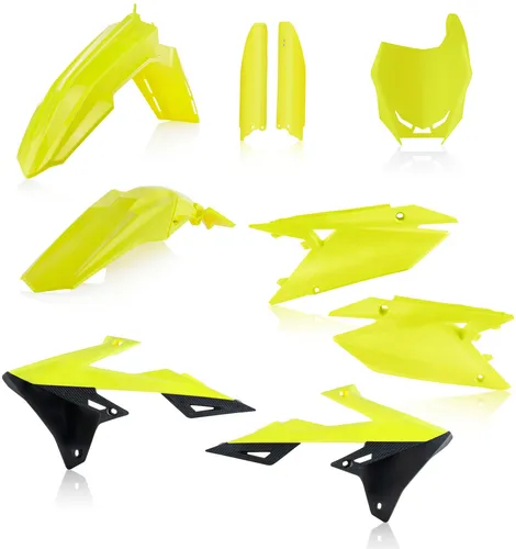 Acerbis Complete Plastic Fender Body Kit Flo Yellow/Black