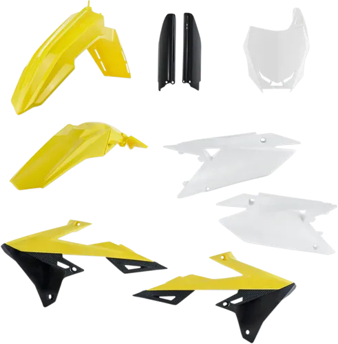 Acerbis Complete Plastic Fender Body Kit OE Yellow/Black/White