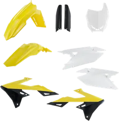 Acerbis Complete Plastic Fender Body Kit OE Yellow/Black/White
