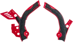 ACERBIS X Grip Frame Guards Red Black