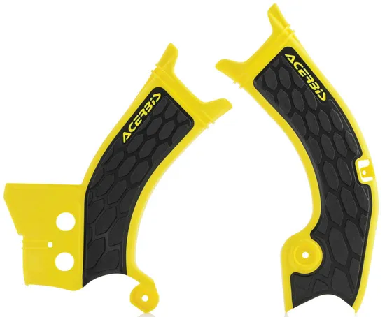 ACERBIS X Grip Frame Guards Yellow Black