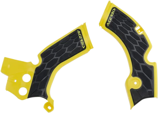 Acerbis X Grip Frame Guards Yellow Black
