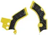 Acerbis X Grip Frame Guards Yellow Black