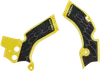 Acerbis X Grip Frame Guards Yellow Black