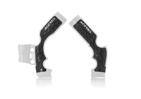 ACERBIS X Grip Frame Guards White Black