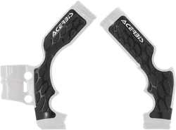 ACERBIS X Grip Frame Guards White Black